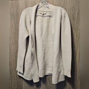 LOFT Thick Open Cardigan With Pockets